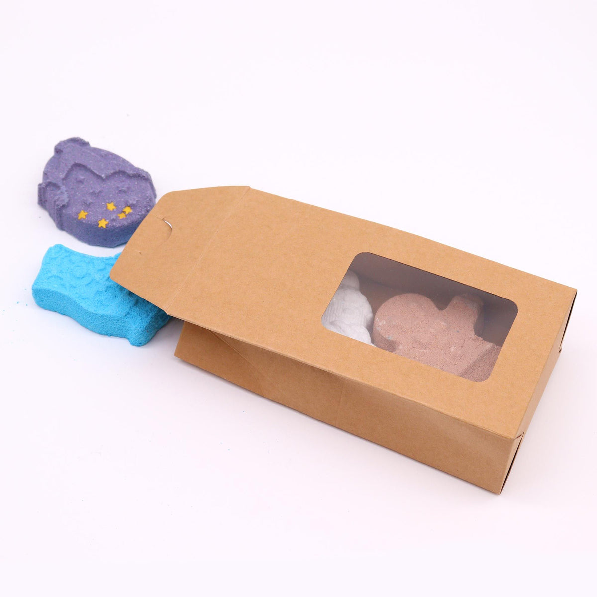 Pack de 4 bombas de baño navideñas - Divertida Navidad