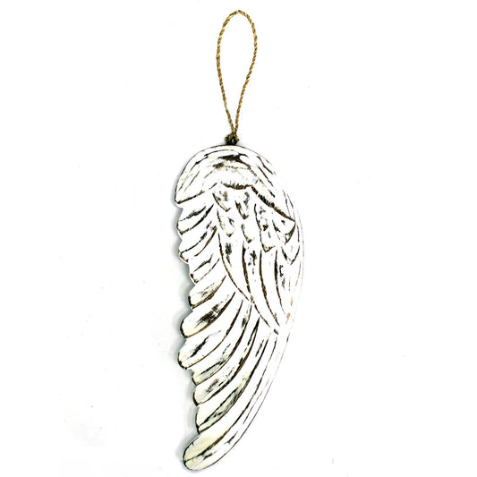 Ala de ángel de madera tallada 30 cm