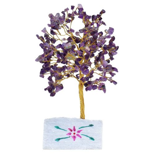 Árbol de gemas indio de amatista con 320 piedras, foto 2