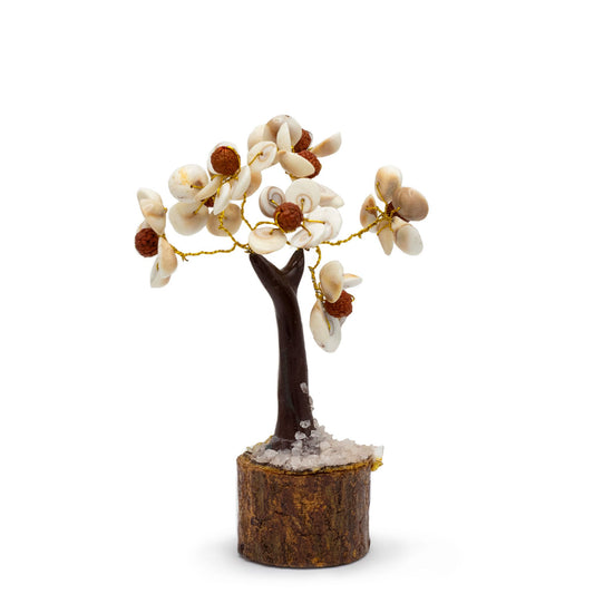 Árbol de gomati chakra con rudraksha de 45 piedras