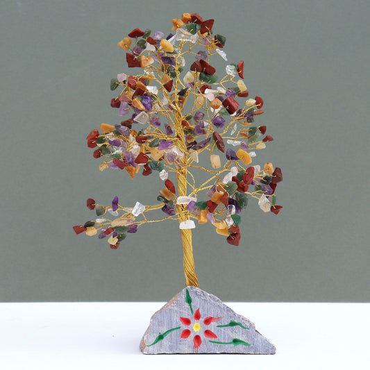 Árbol de gemas indio multigema con 320 piedras