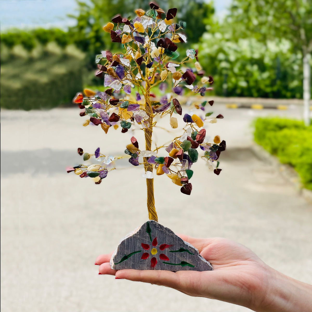 Árbol de gemas indio multigema con 320 piedras, foto 3