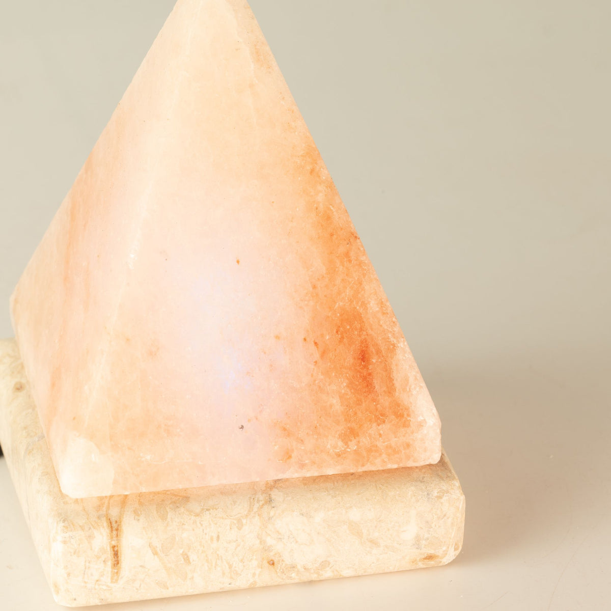 Lámpara de sal del Himalaya USB - 9 cm - luz de colores