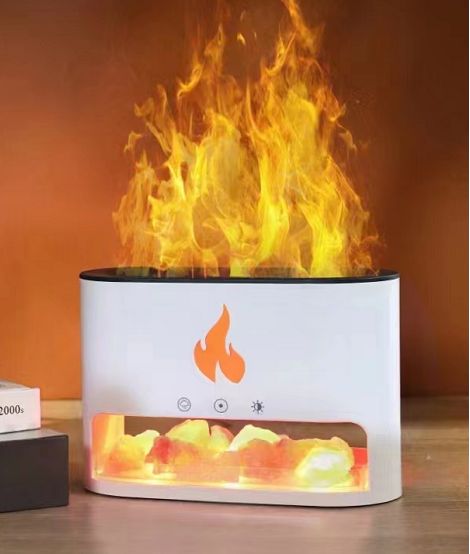 Difusor de aromas Blaze con efecto llama y sal del Himalaya, foto 2