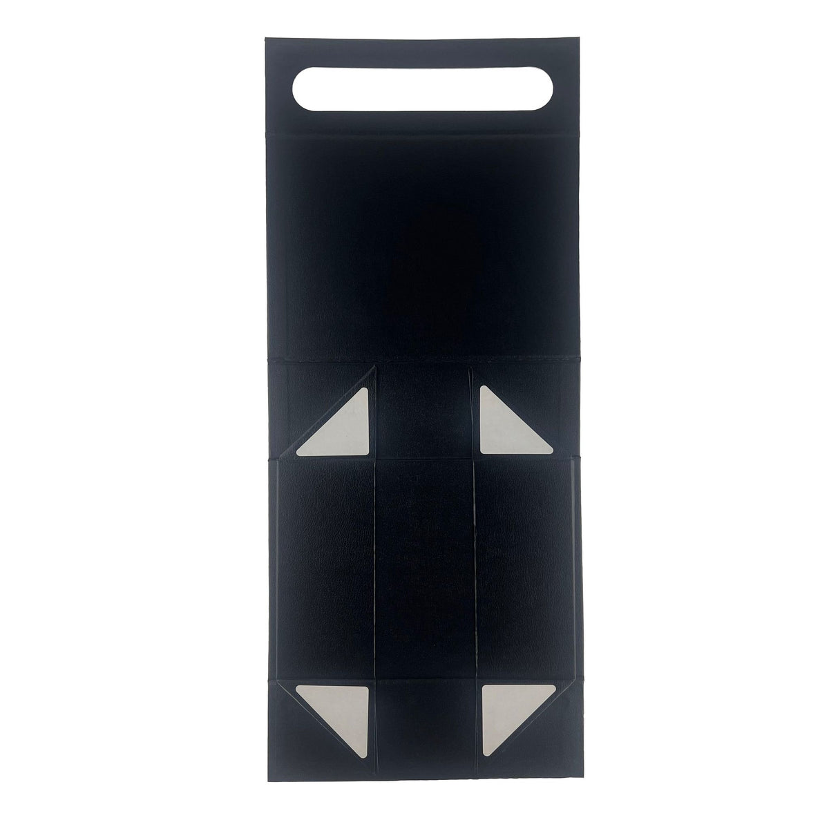 Caja cesta de regalo plegable - Negra 24 x 18,2 x 8 cm