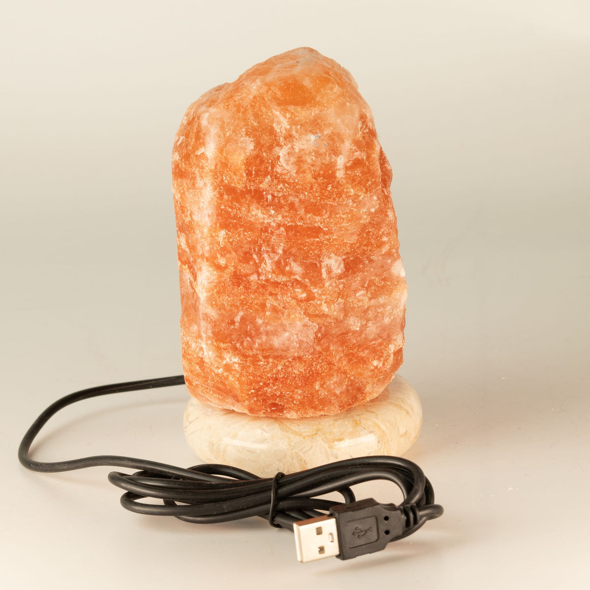 Lámpara de sal del Himalaya USB - 11,5 cm