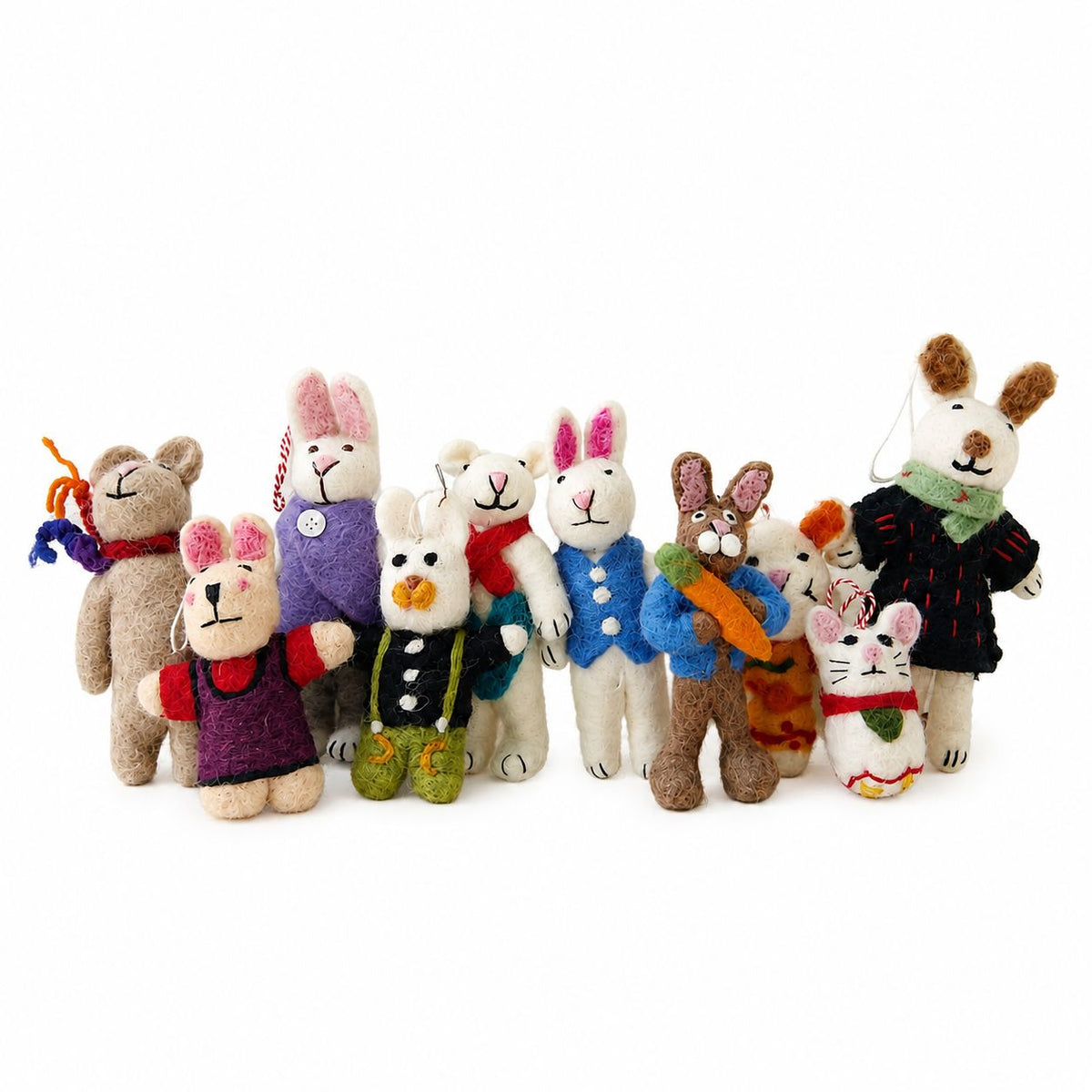 Colgantes de fieltro para bolso - Mini Lindos (selección mixta)
