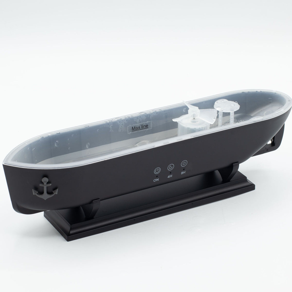 Difusor de aromas con forma de barco y luz LED, foto 3