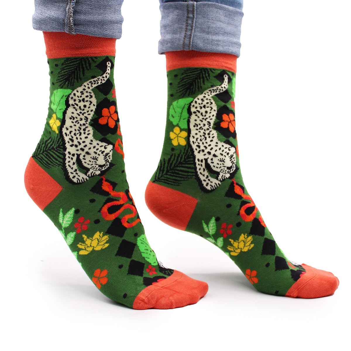 Calcetines de bambú Hop Hare - Jungla de Bali (talla 36-40)
