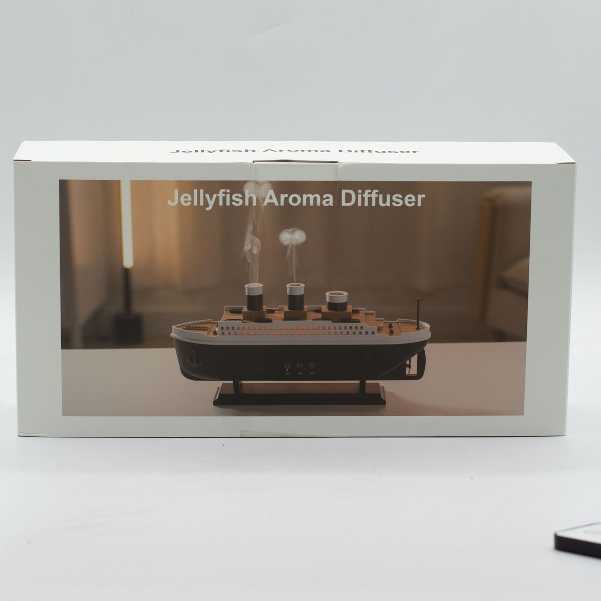 Difusor de aromas con forma de barco y luz LED, foto 8