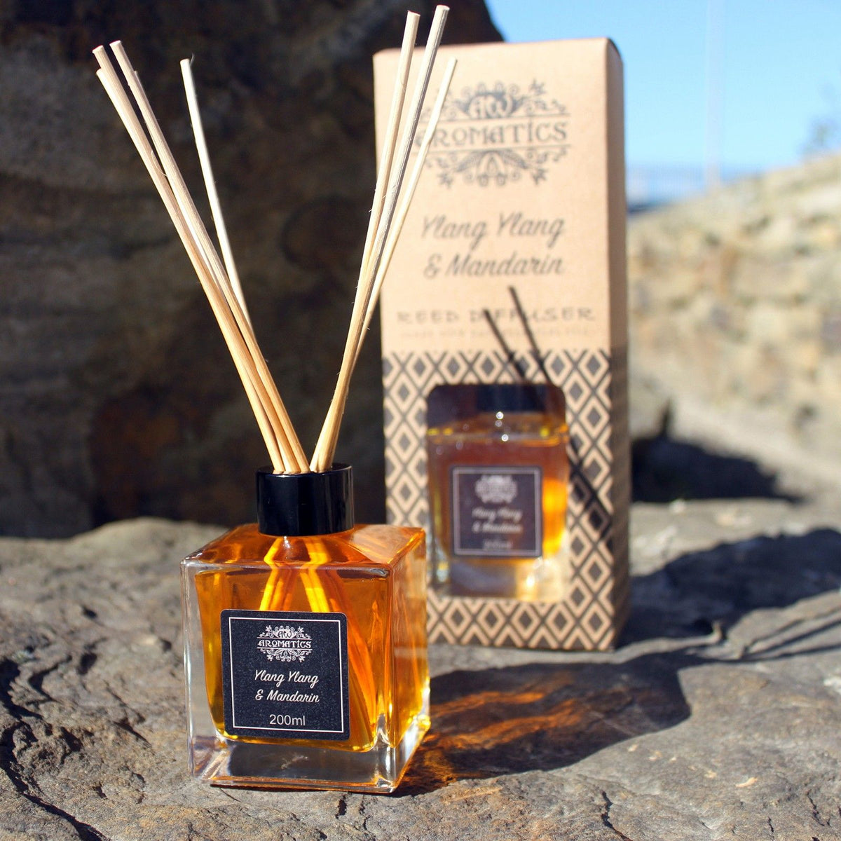 Difusor de Varillas con Aceites Esenciales - Limón y nuez moscada
