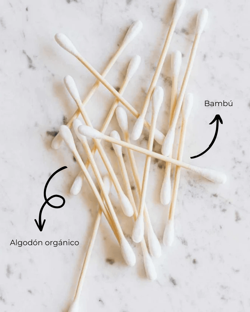 Bastoncillos de Algodón Orgánico - Montber Professional Brand