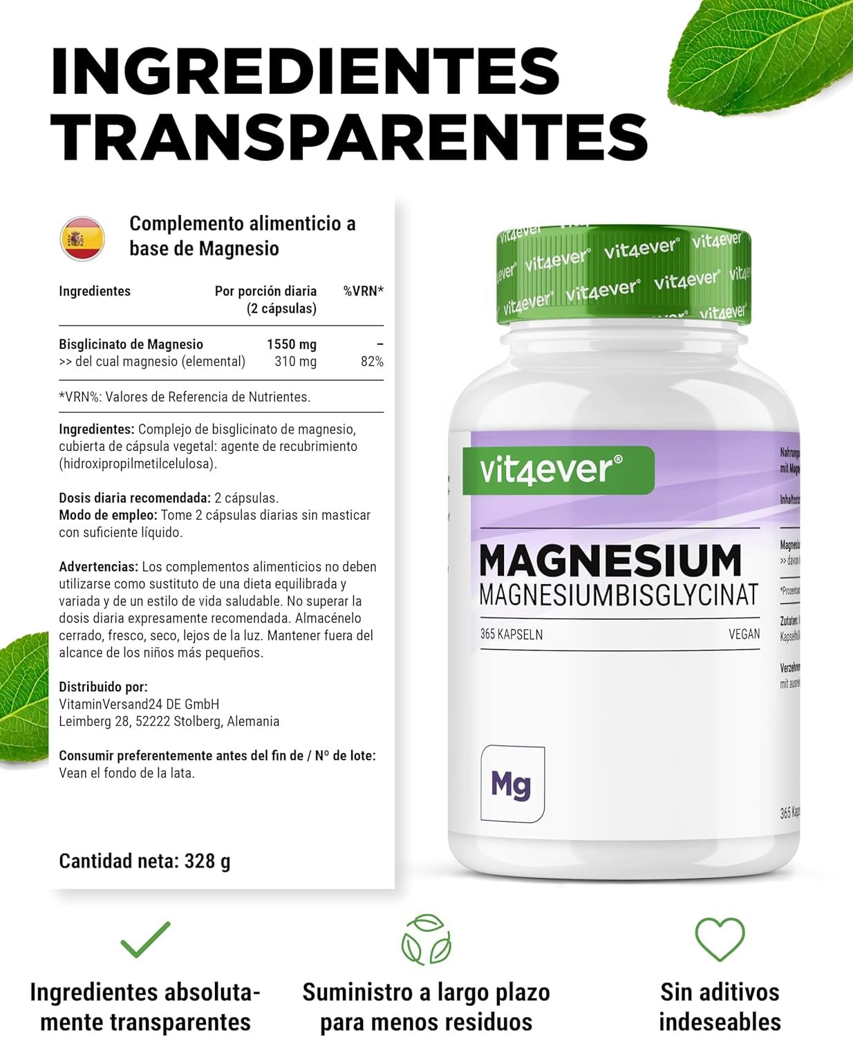 Bisglicinato de Magnesio: Energía y Salud Garantizada - Montber Professional Brand