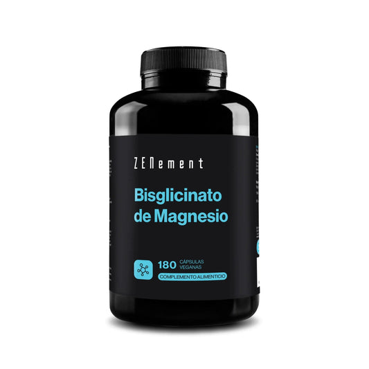 Bisglicinato de Magnesio 350mg 180 cápsulas sueño recuperación muscular