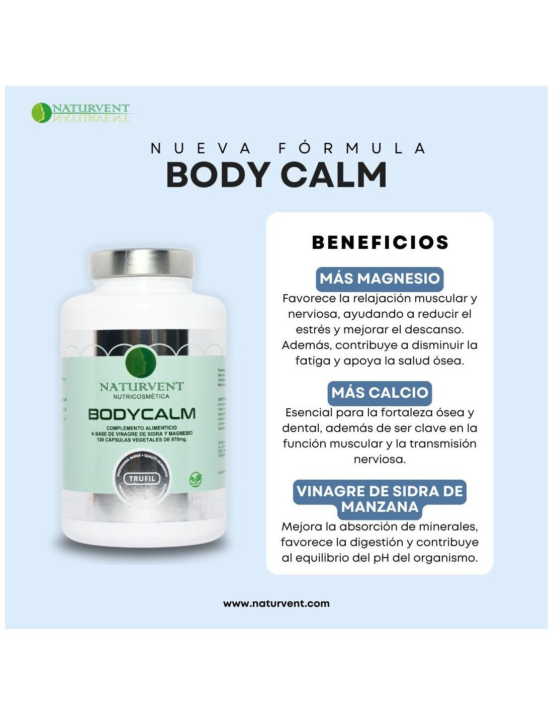 BODYCALM Ayuda a reducir el estrés y la ansiedad. - Montber Professional Brand