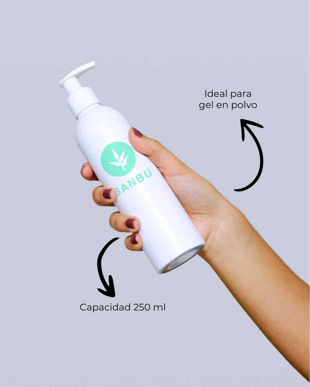 Botella para Gel en Polvo (ducha o peinado) - Montber Professional Brand
