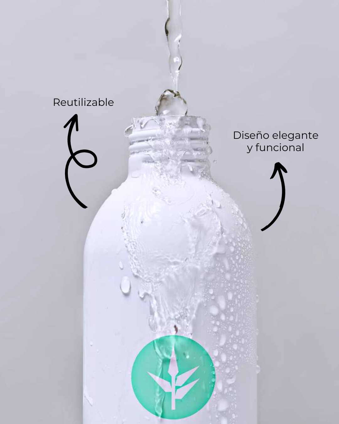 Botella para Gel en Polvo (ducha o peinado) - Montber Professional Brand