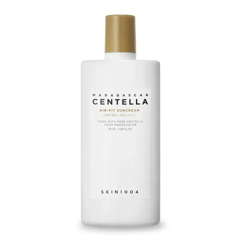 CENTELLA - Crema solar Air - Fit Plus con centella de Madagascar, 50 ml, SKIN1004 - Montber Professional Brand