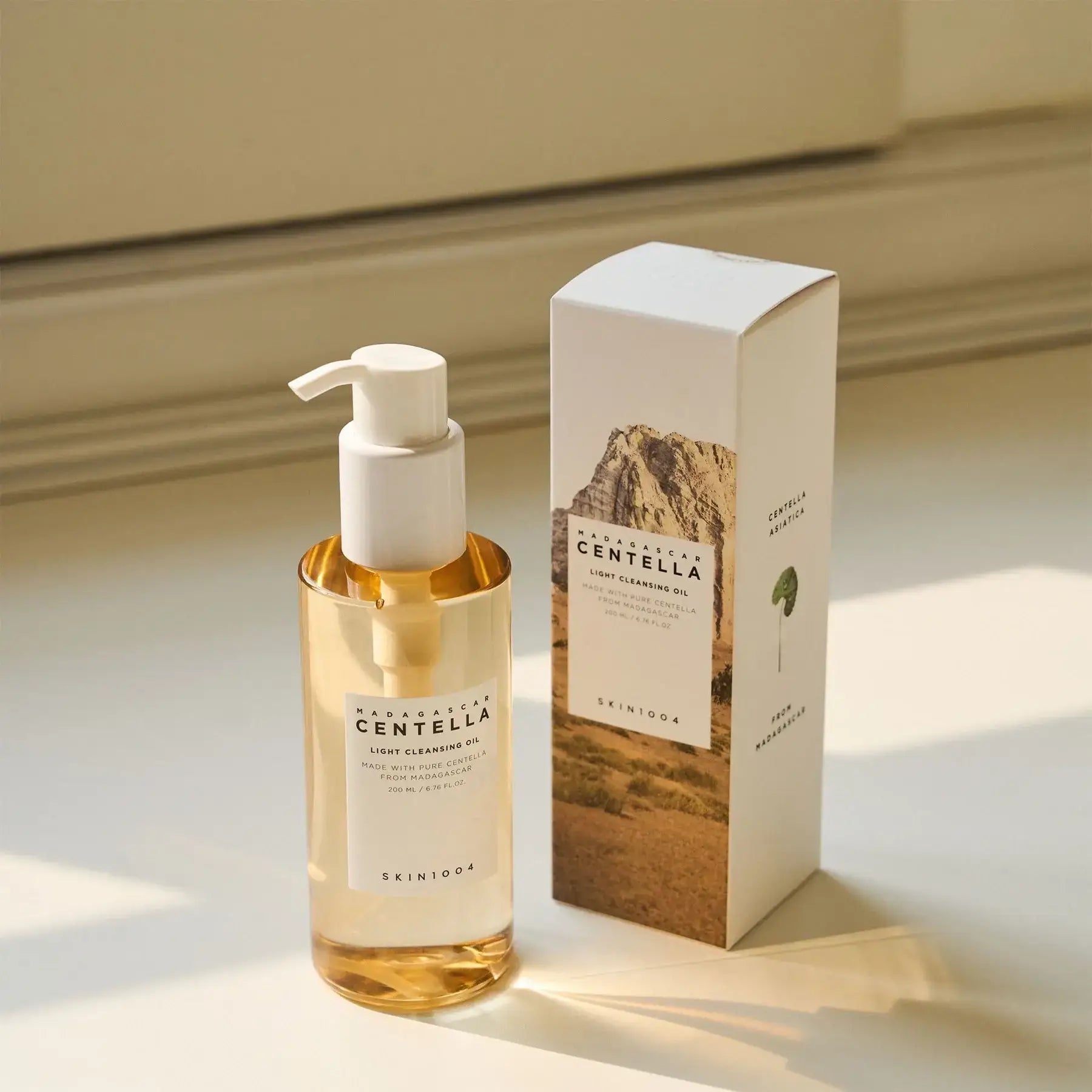 CENTELLA - SKIN1004 Aceite limpiador ligero de centella de Madagascar 200 ml - Montber Professional Brand