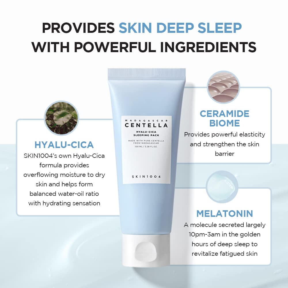 CENTELLA - Skin1004 Madagascar Centella Hyalu - Cica Sleeping Pack - 100ml - Montber Professional Brand