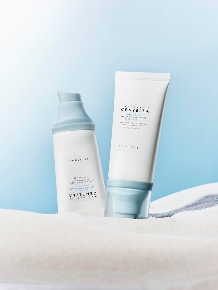 CENTELLA - SKIN1004 Madagascar Centella Hyalu - Cica Water - Fit Sun Serum SPF50+ PA++++ 50ml - Montber Professional Brand