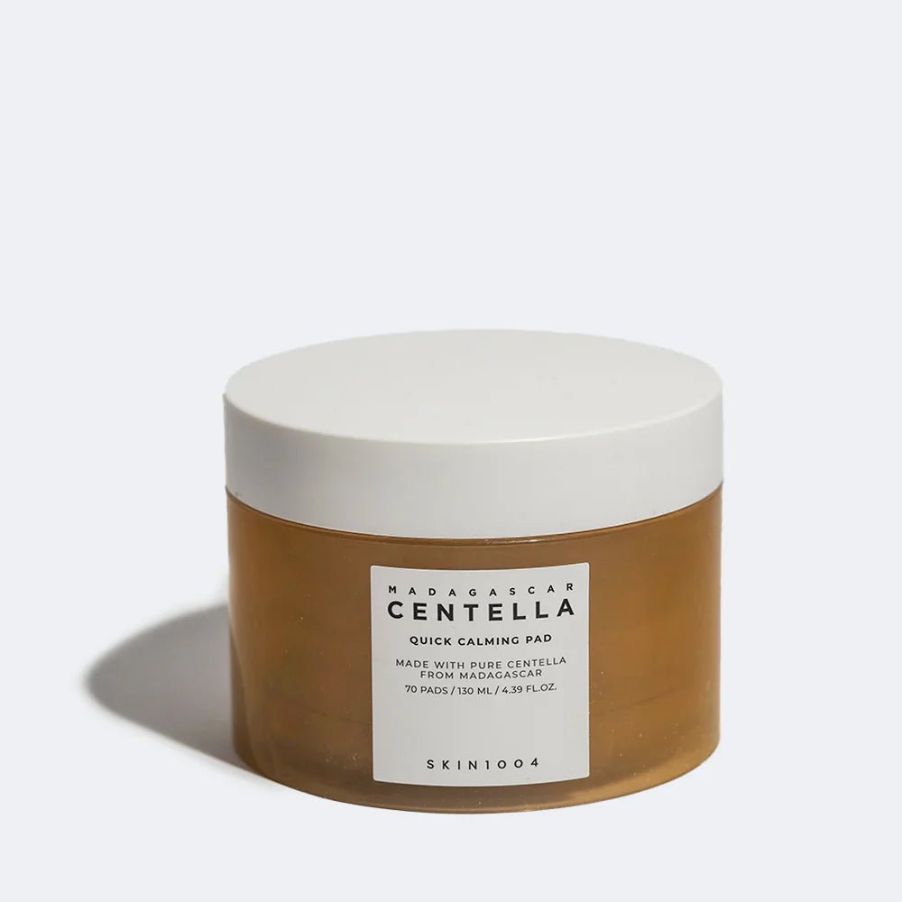 CENTELLA - SKIN1004 Madagascar Centella Quick Calming Pad 70 Pads 130ml - Quick Soothing Effect for Sensitive Skin - Montber Professional Brand