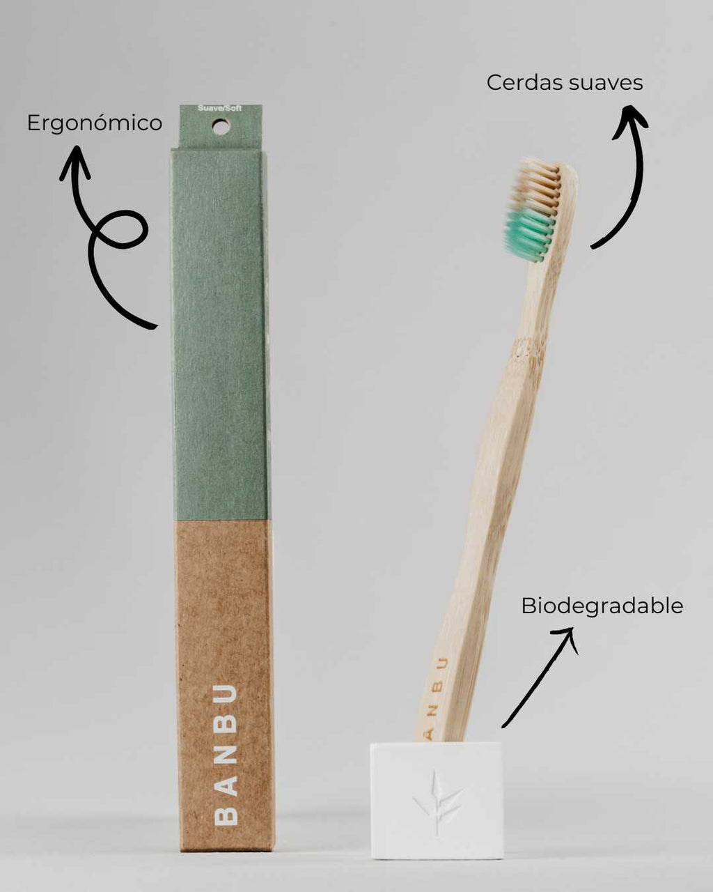 Cepillo de Dientes de Madera Cerdas Suaves - Montber Professional Brand