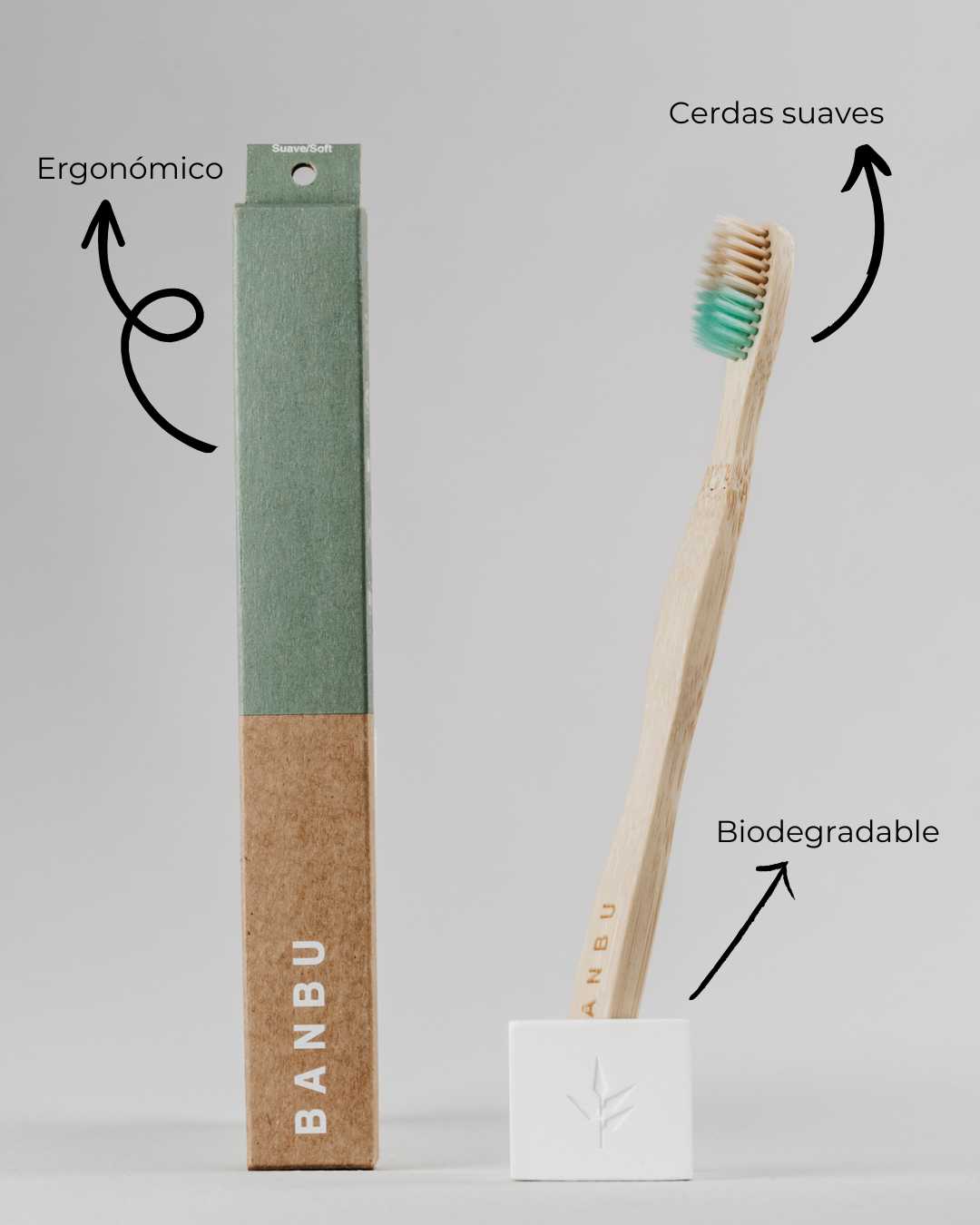 Cepillo de Dientes de Madera Cerdas Suaves - Montber Professional Brand