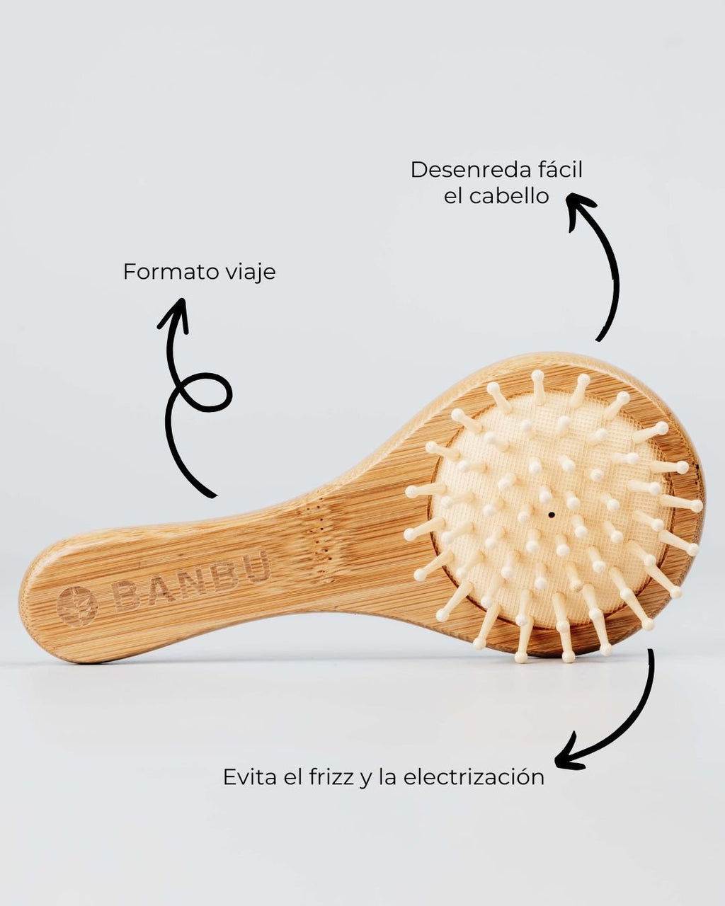 Cepillo de Madera de Viaje - Montber Professional Brand