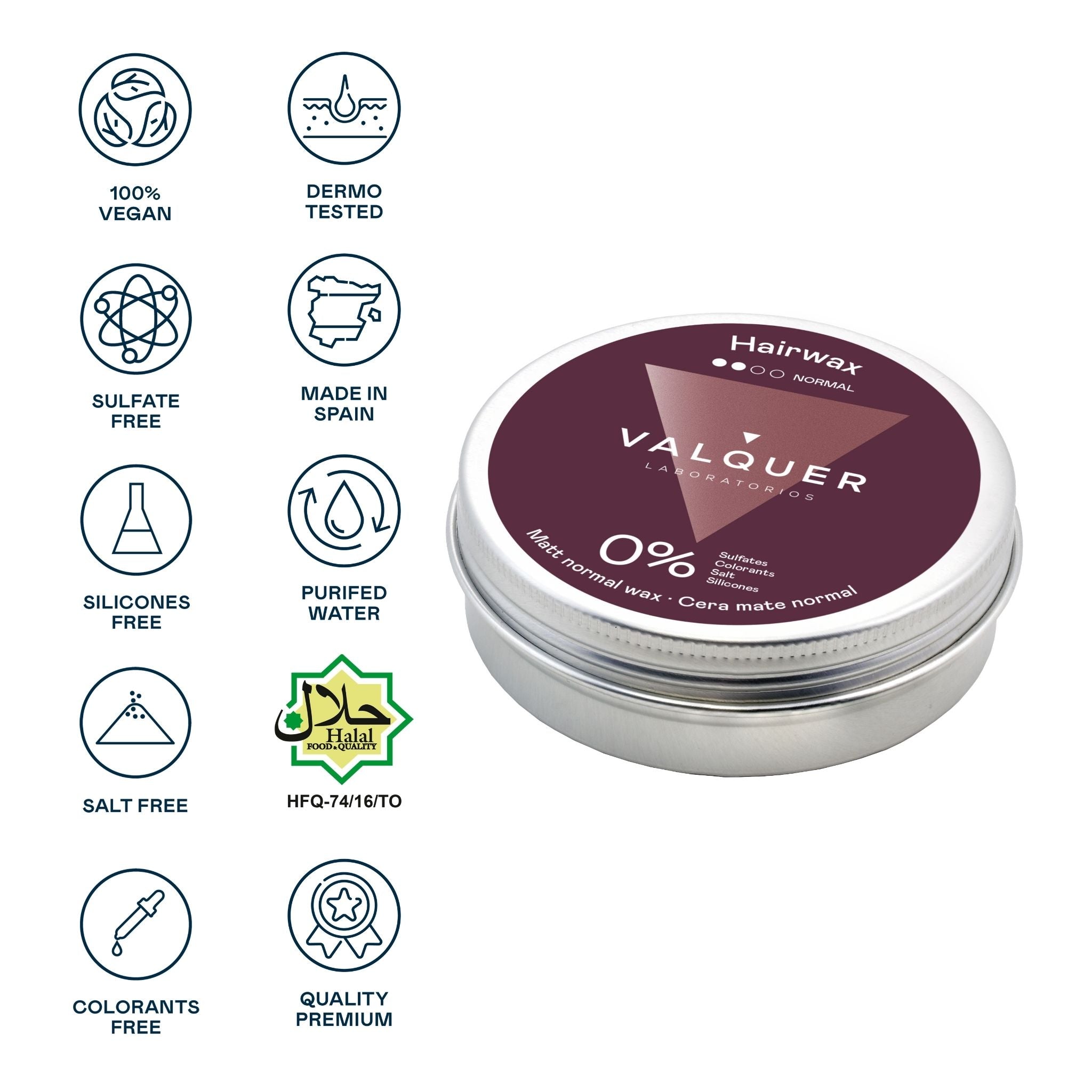 Cera capilar mate normal - 100 ml - Montber Professional Brand