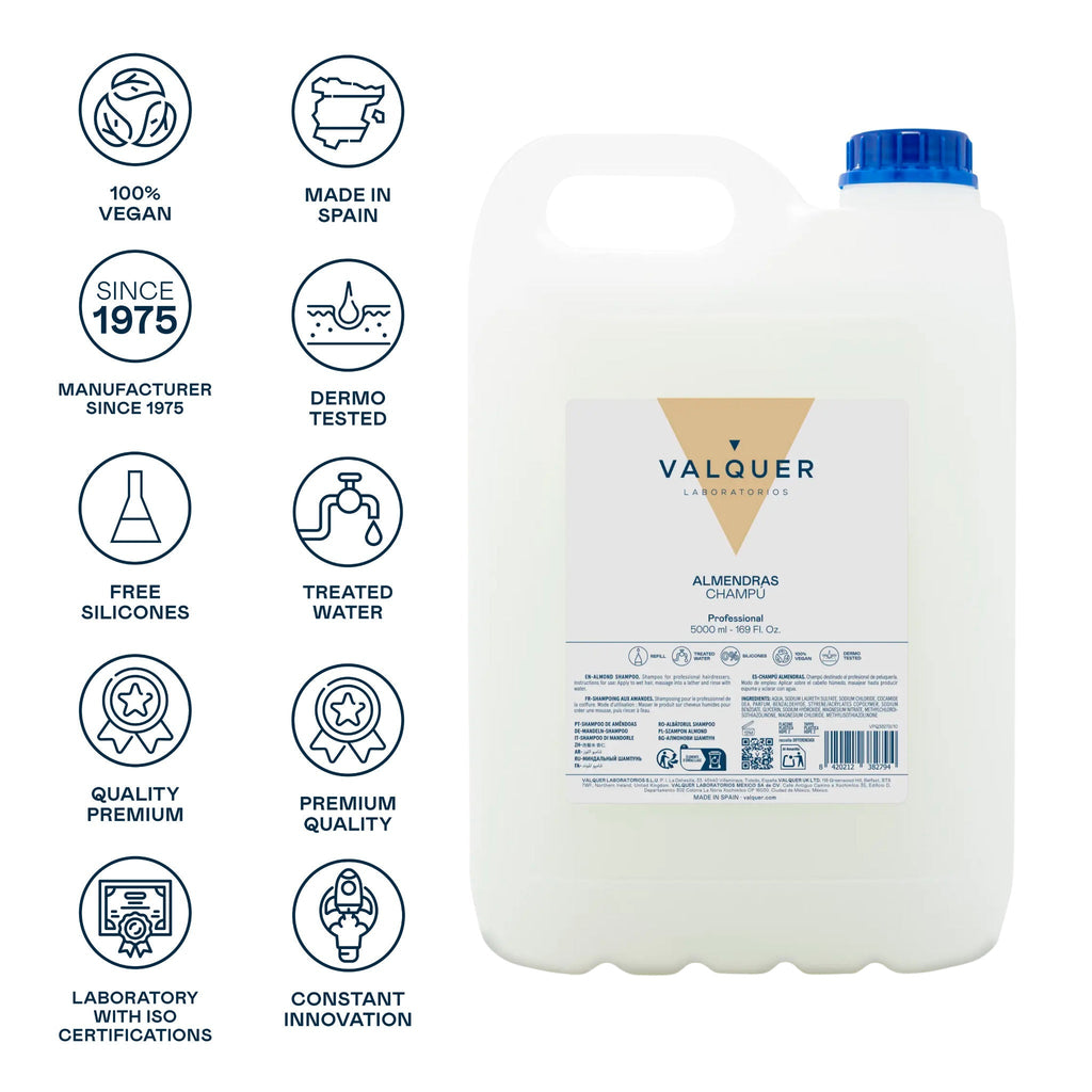 Champú almendras - 5000 ml - Montber Professional Brand