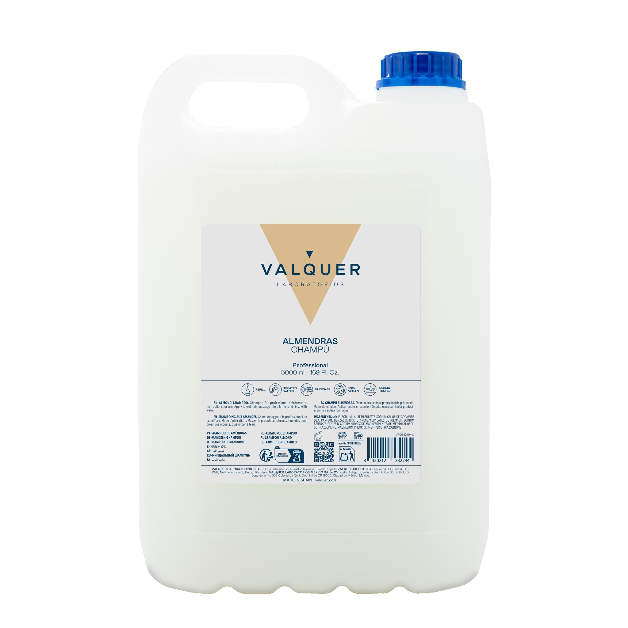 Champú almendras - 5000 ml - Montber Professional Brand