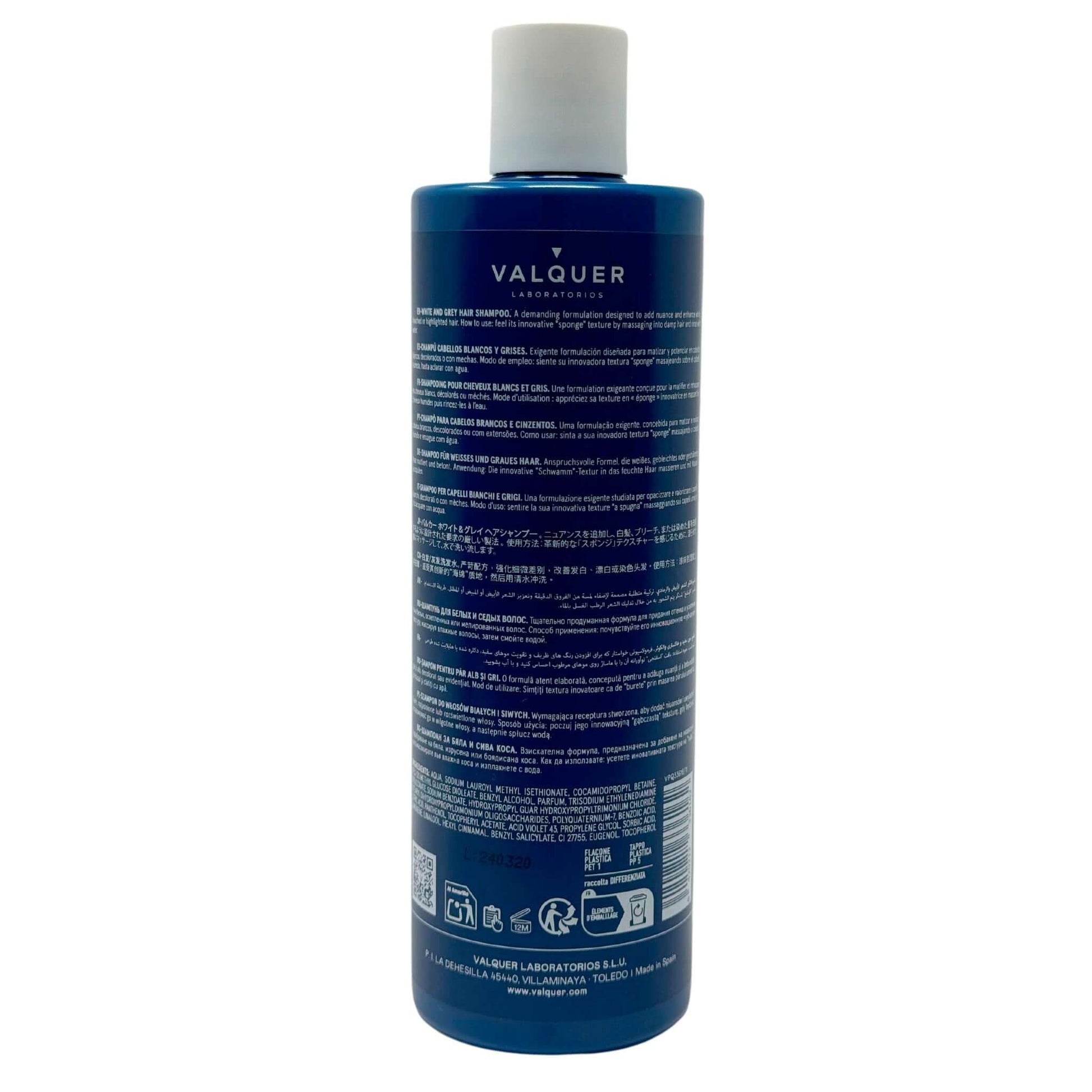 Champú cabello Blanco y Gris - 0% Sin Sulfatos - Montber Professional Brand