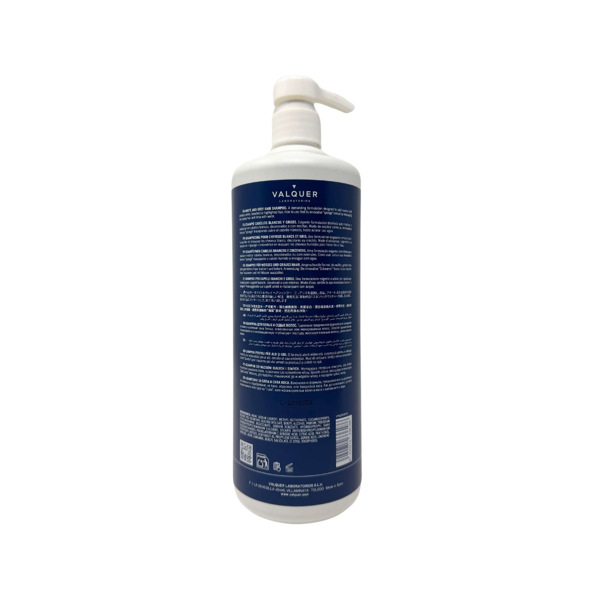 Champú cabello Blanco y Gris - 0% Sin Sulfatos - Montber Professional Brand