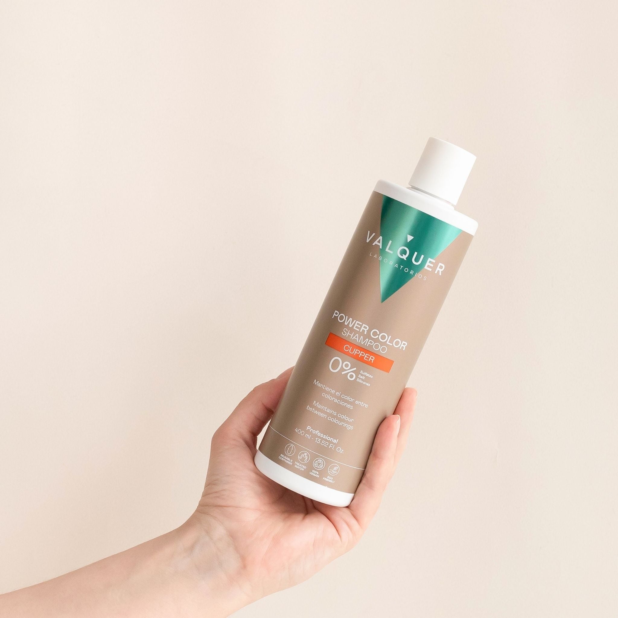 Champú color Cobre - Power Color - 400 ml - Montber Professional Brand