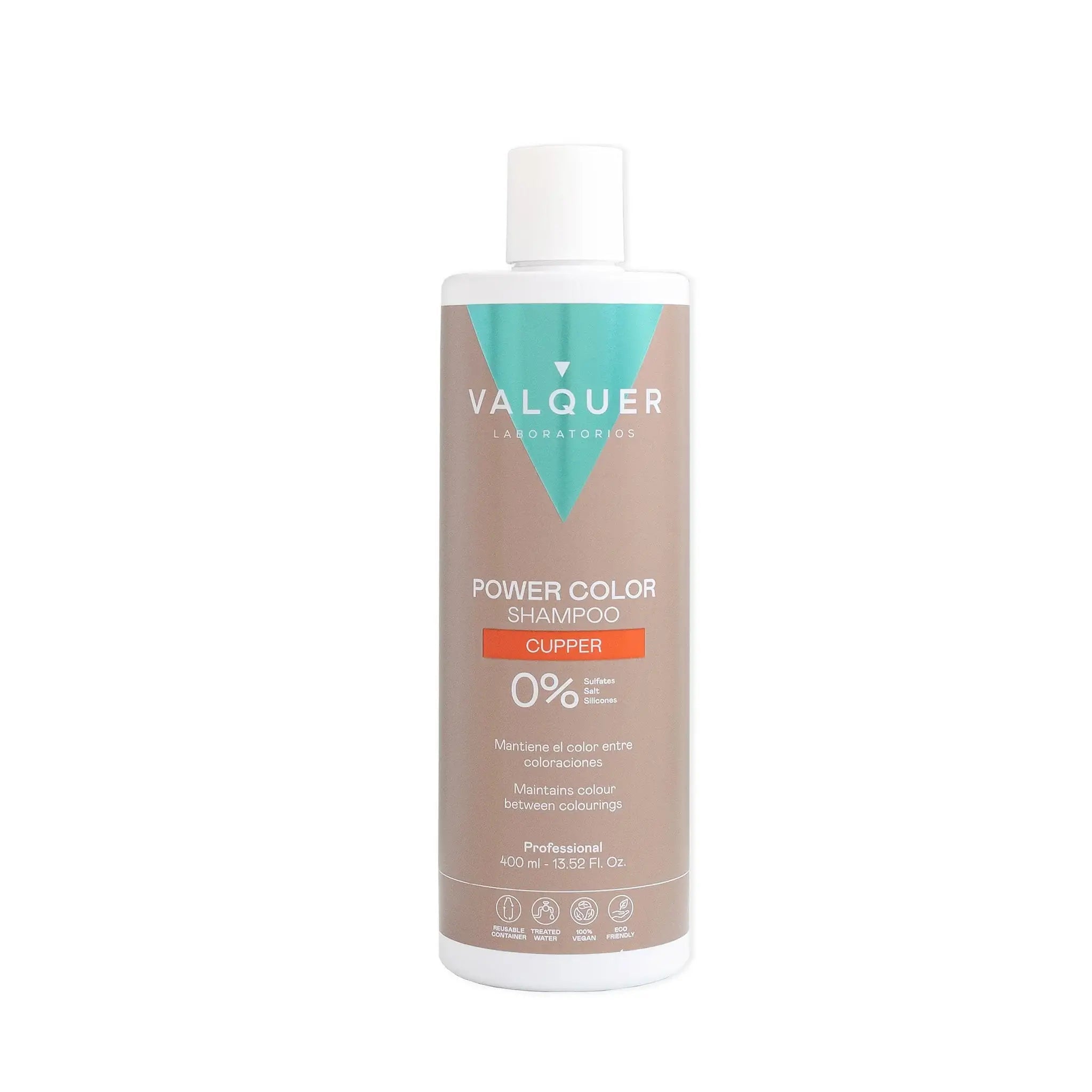 Champú color Cobre - Power Color - 400 ml - Montber Professional Brand