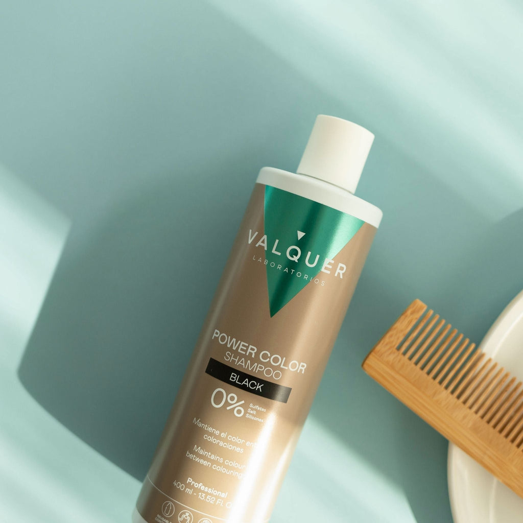 Champú color Negro - Power Color - 400 ml - Montber Professional Brand