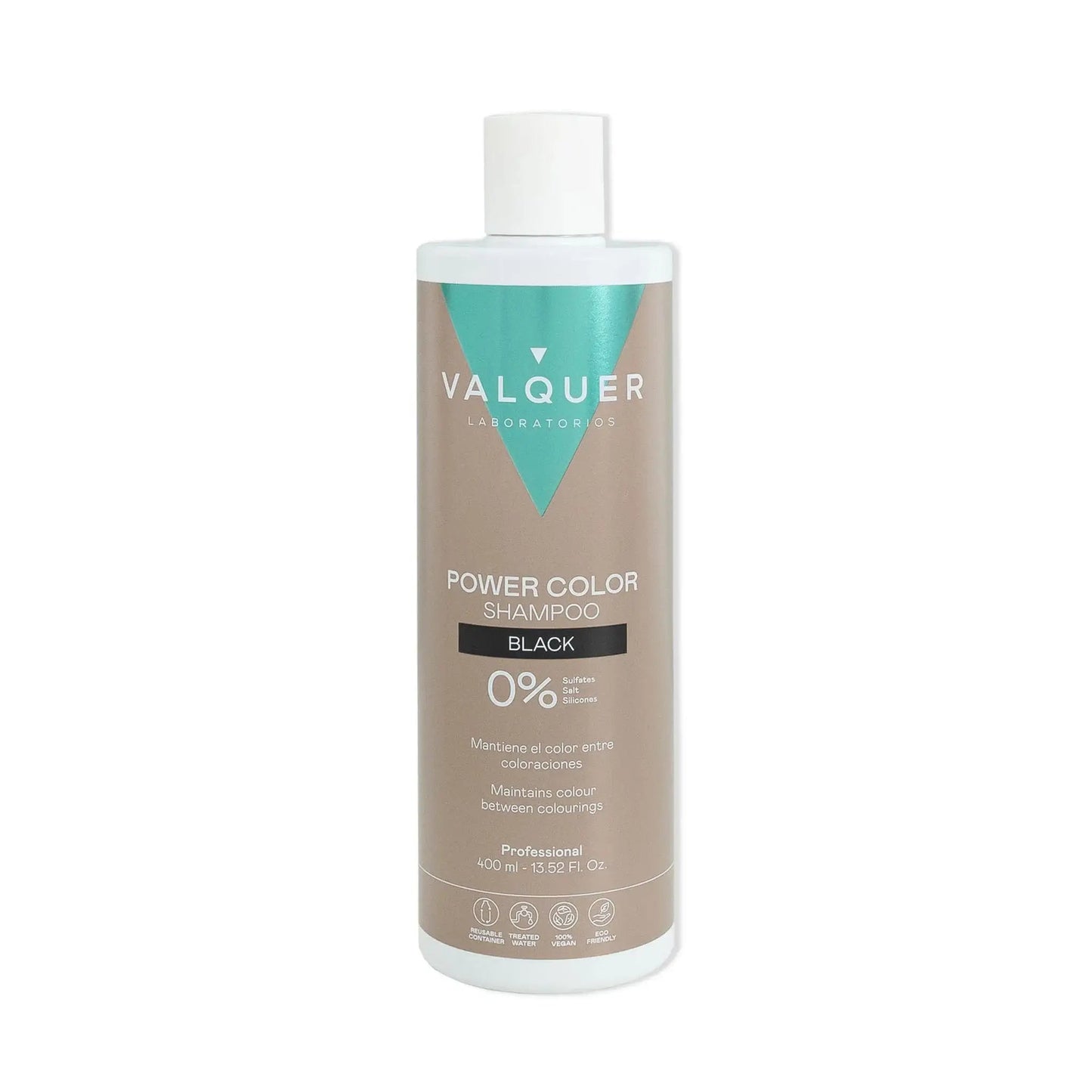 Champú color Negro - Power Color - 400 ml - Montber Professional Brand