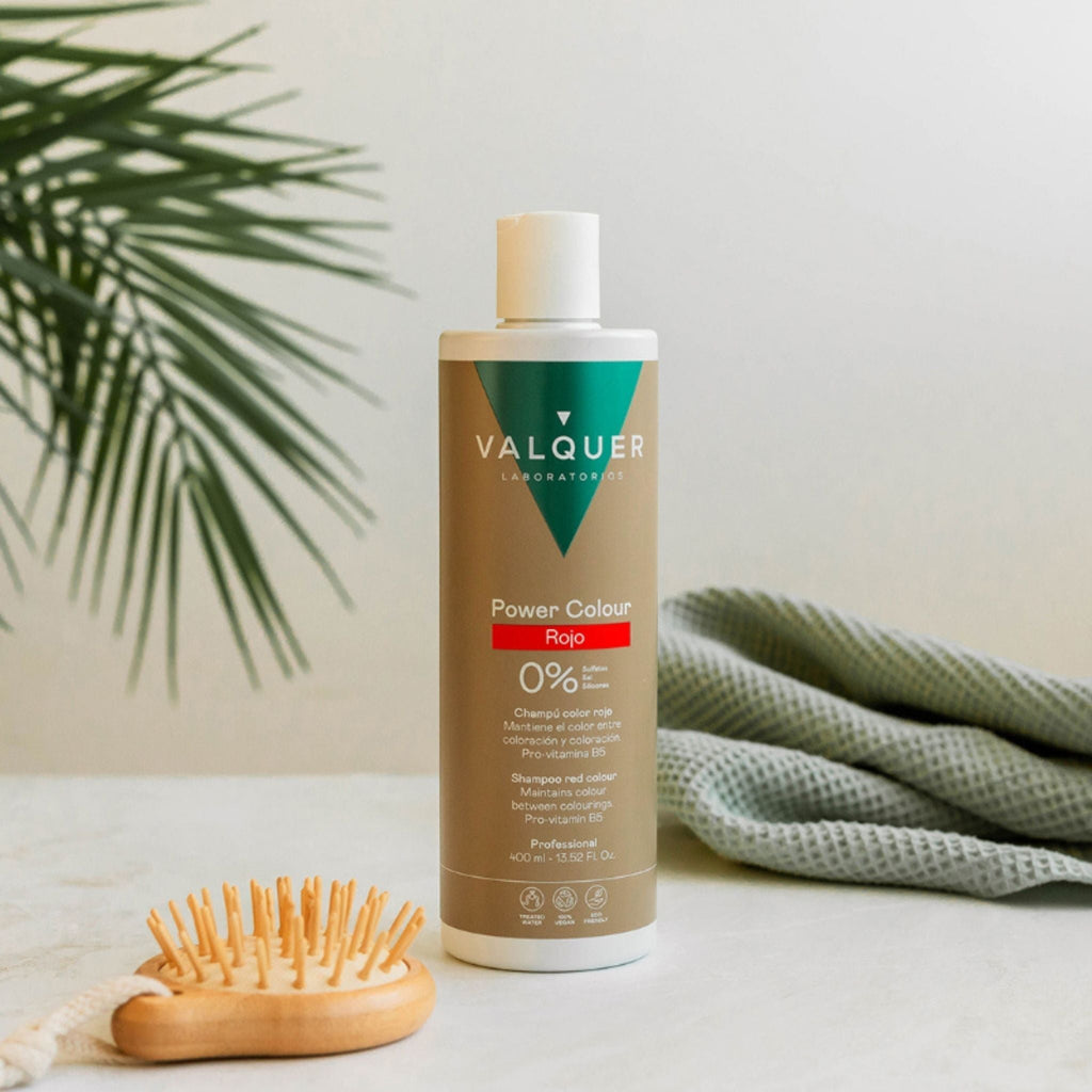 Champú color Rojo - Power Color - 400 ml - Montber Professional Brand