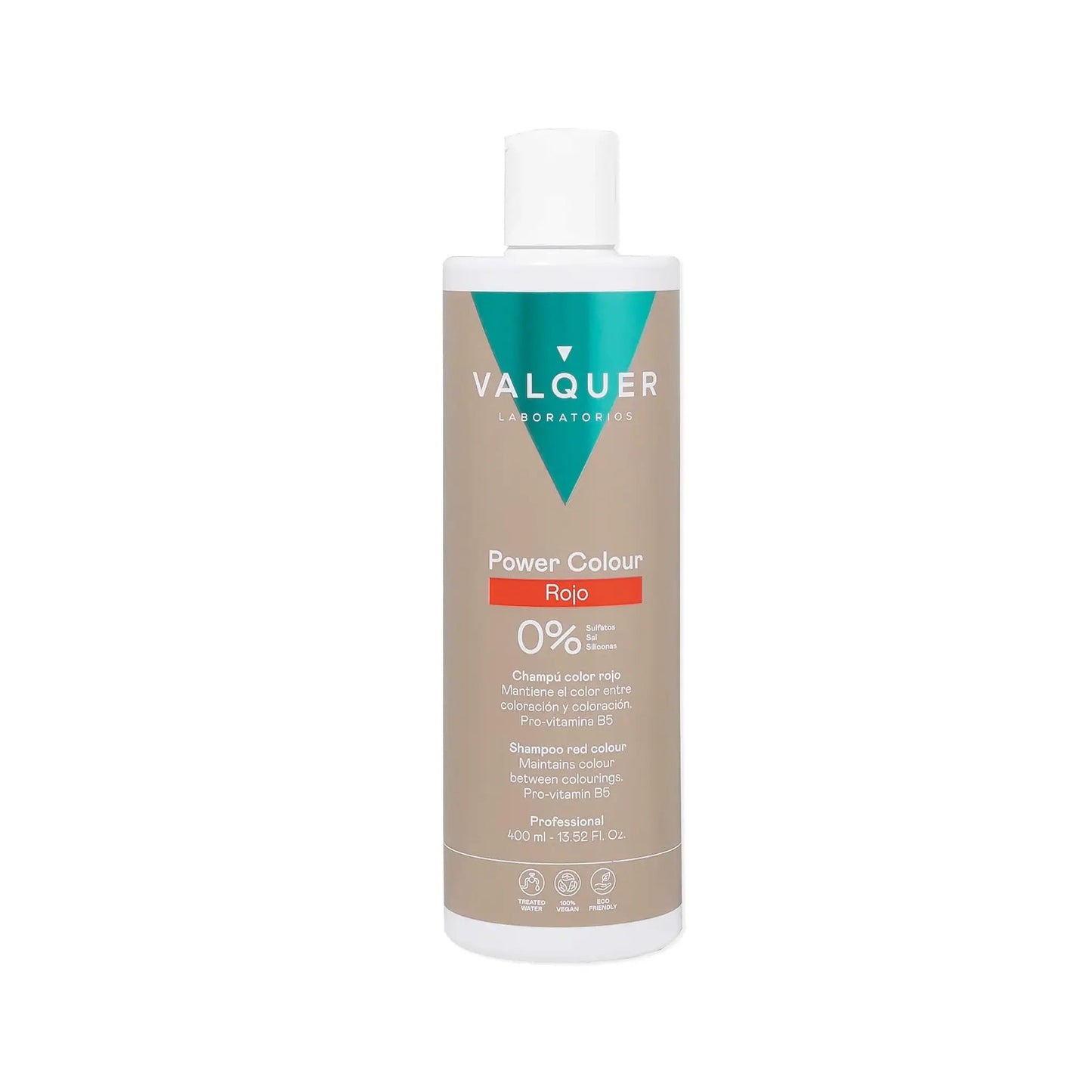 Champú color Rojo - Power Color - 400 ml - Montber Professional Brand