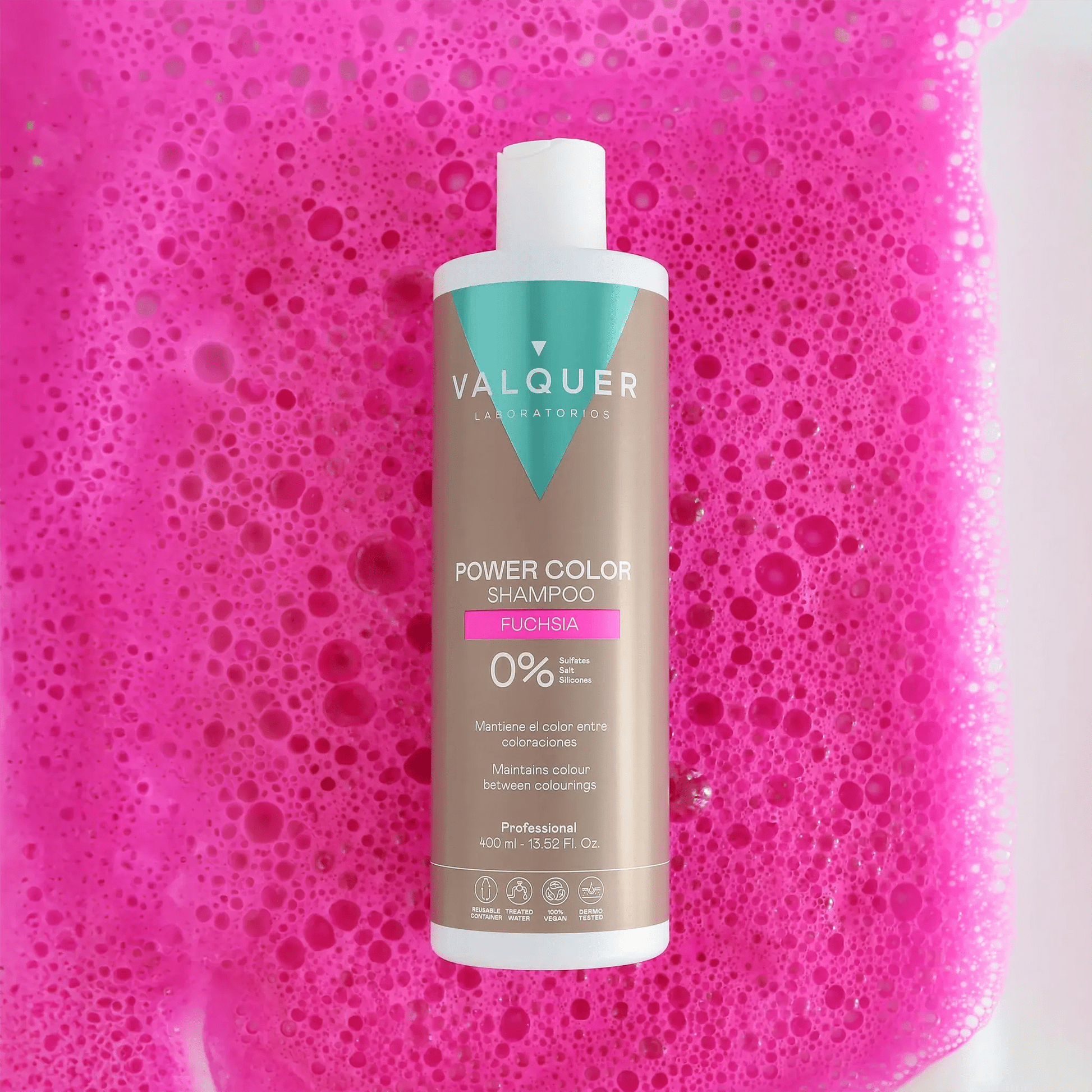 Champú color Rosa - Power Color - 400 ml - Montber Professional Brand