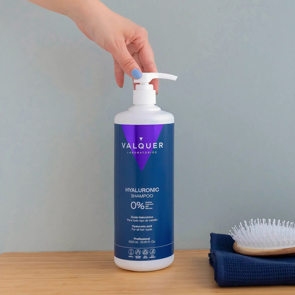 Champú con Ácido Hialurónico - 0% Sin Sulfatos - Montber Professional Brand