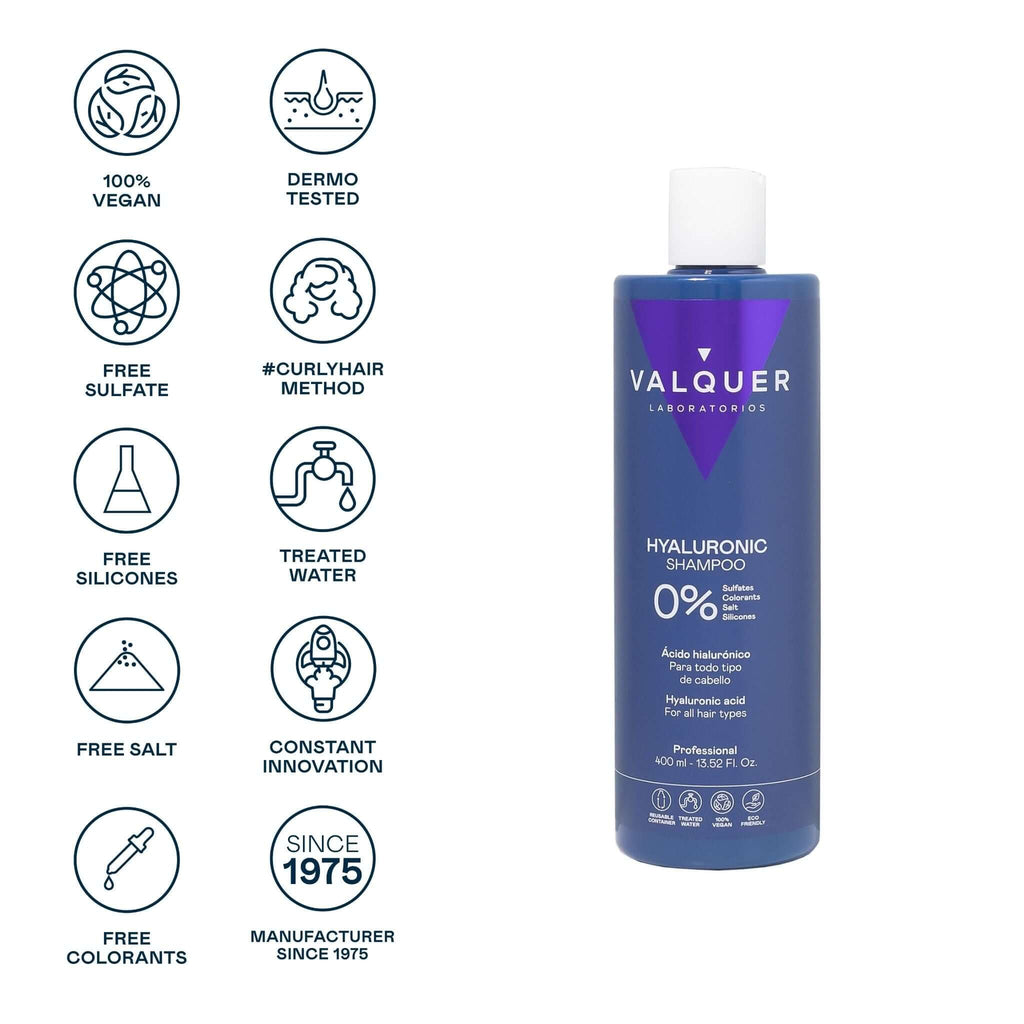 Champú con Ácido Hialurónico - 0% Sin Sulfatos - Montber Professional Brand