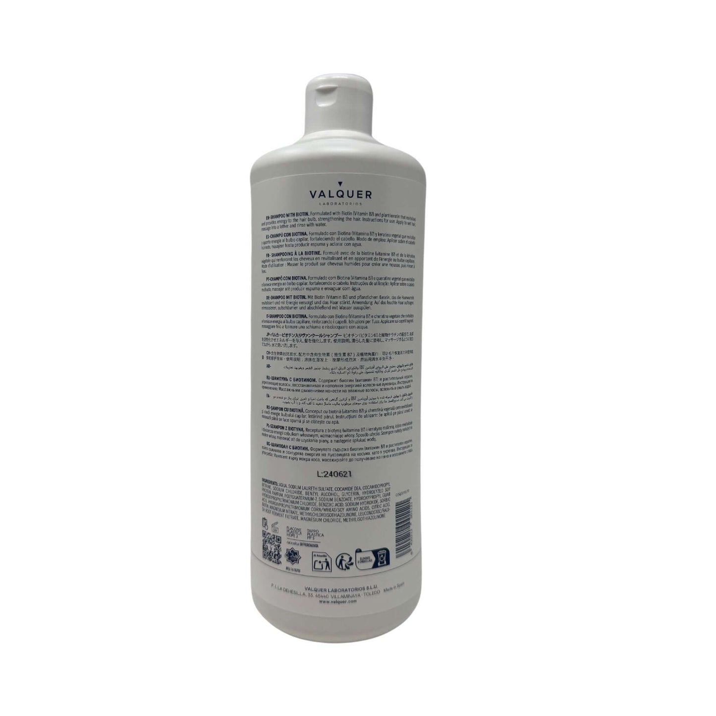 Champú con Biotina & Keratina - 1000ml - Montber Professional Brand