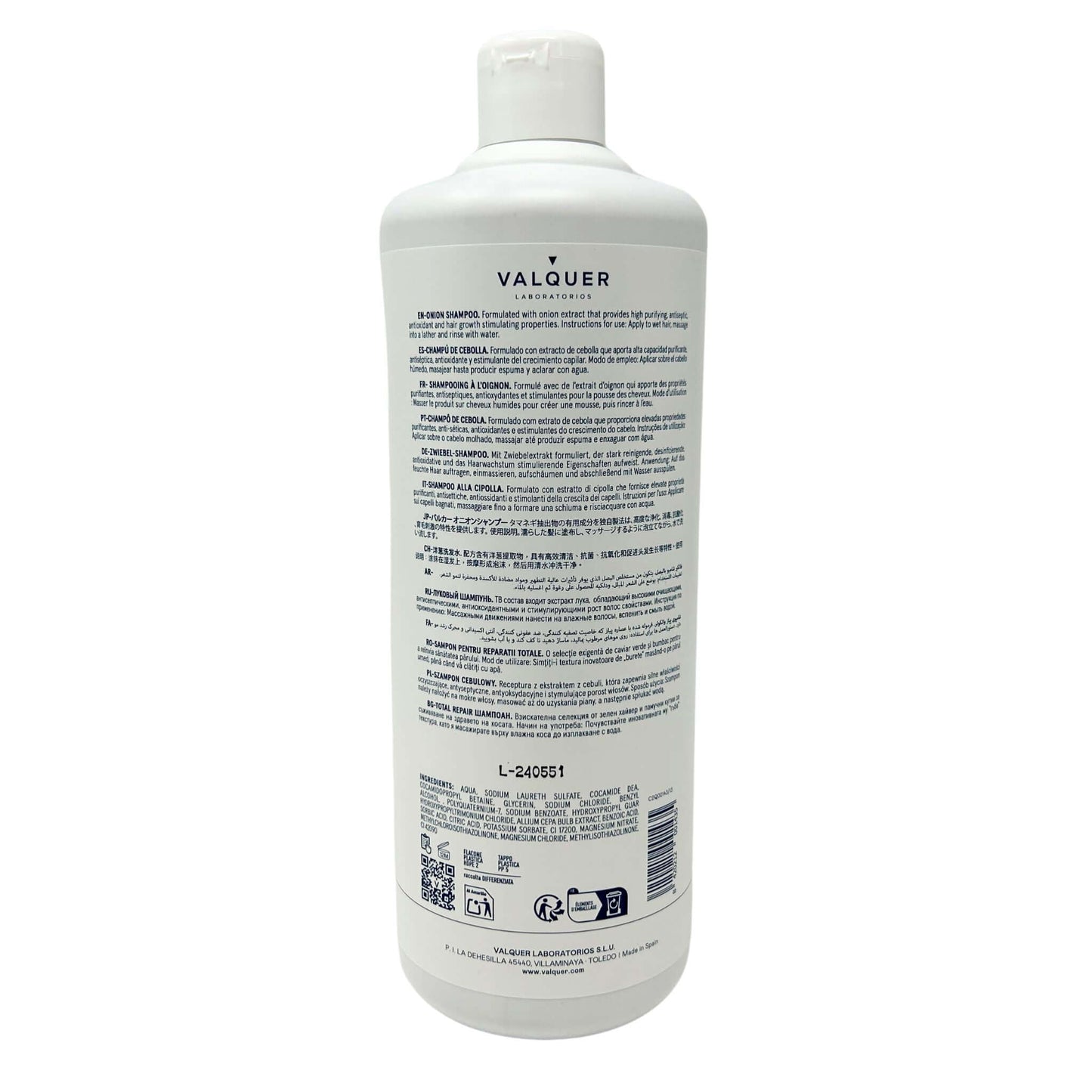 Champú de Cebolla - Revitalizante, antioxidante y purificante - Montber Professional Brand