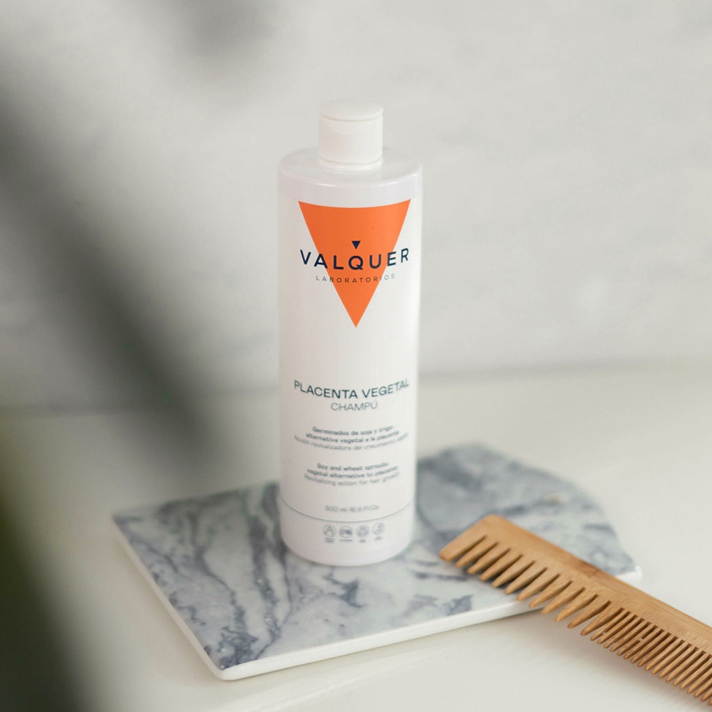 Champú de Placenta Vegetal. Combate: caída, caspa, grasa - 500 ml - Montber Professional Brand