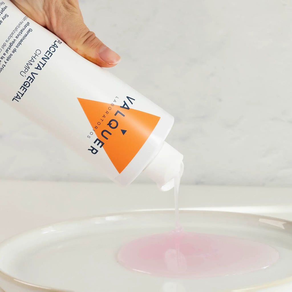 Champú de Placenta Vegetal. Combate: caída, caspa, grasa - 500 ml - Montber Professional Brand