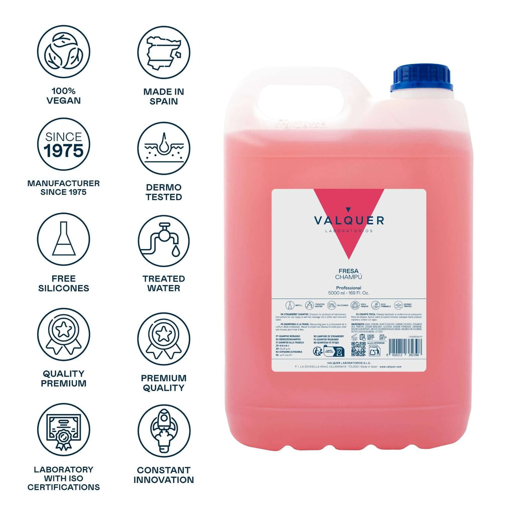 Champú fresa - 5000 ml - Montber Professional Brand