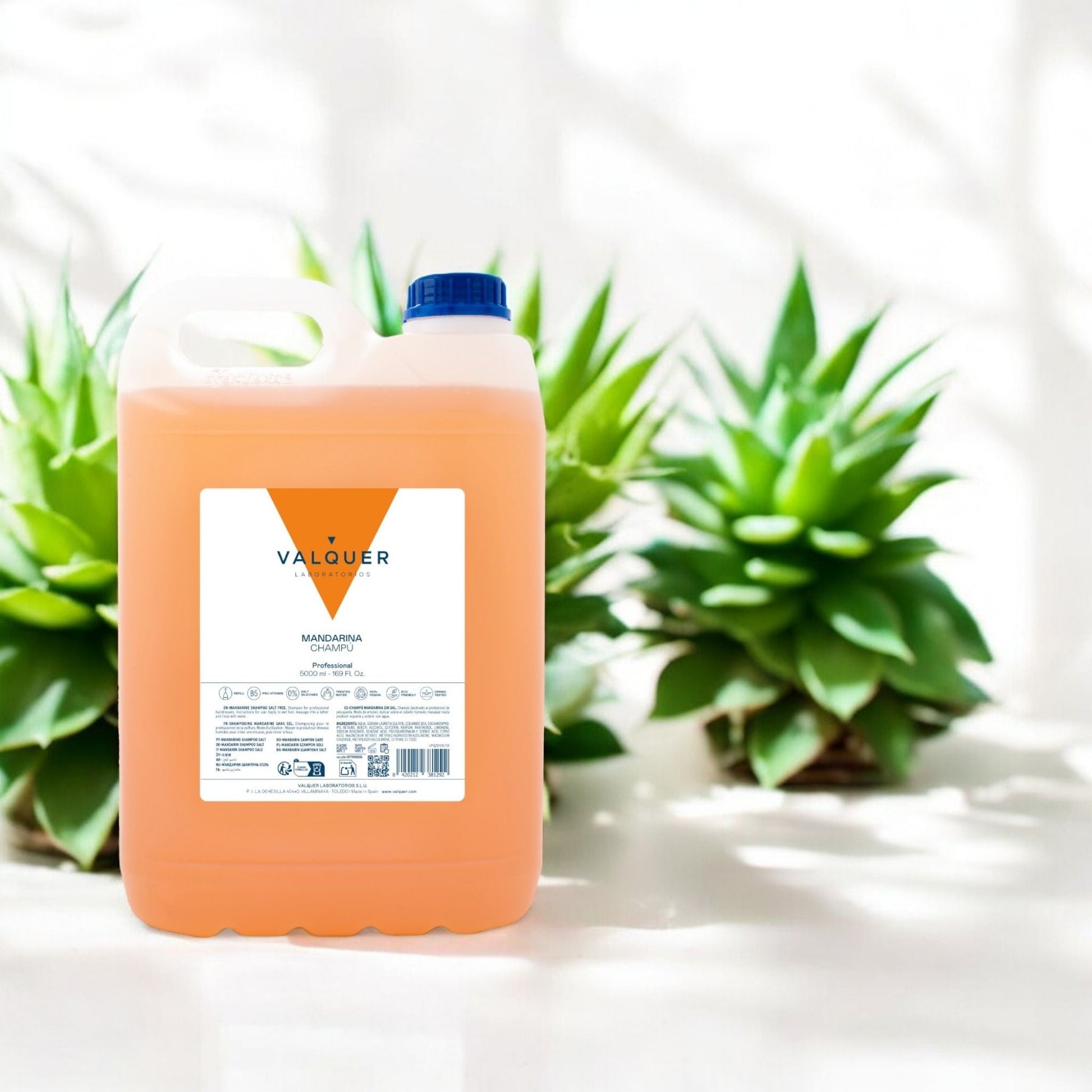 Champú mandarina sin sal - 5000 ml - Montber Professional Brand