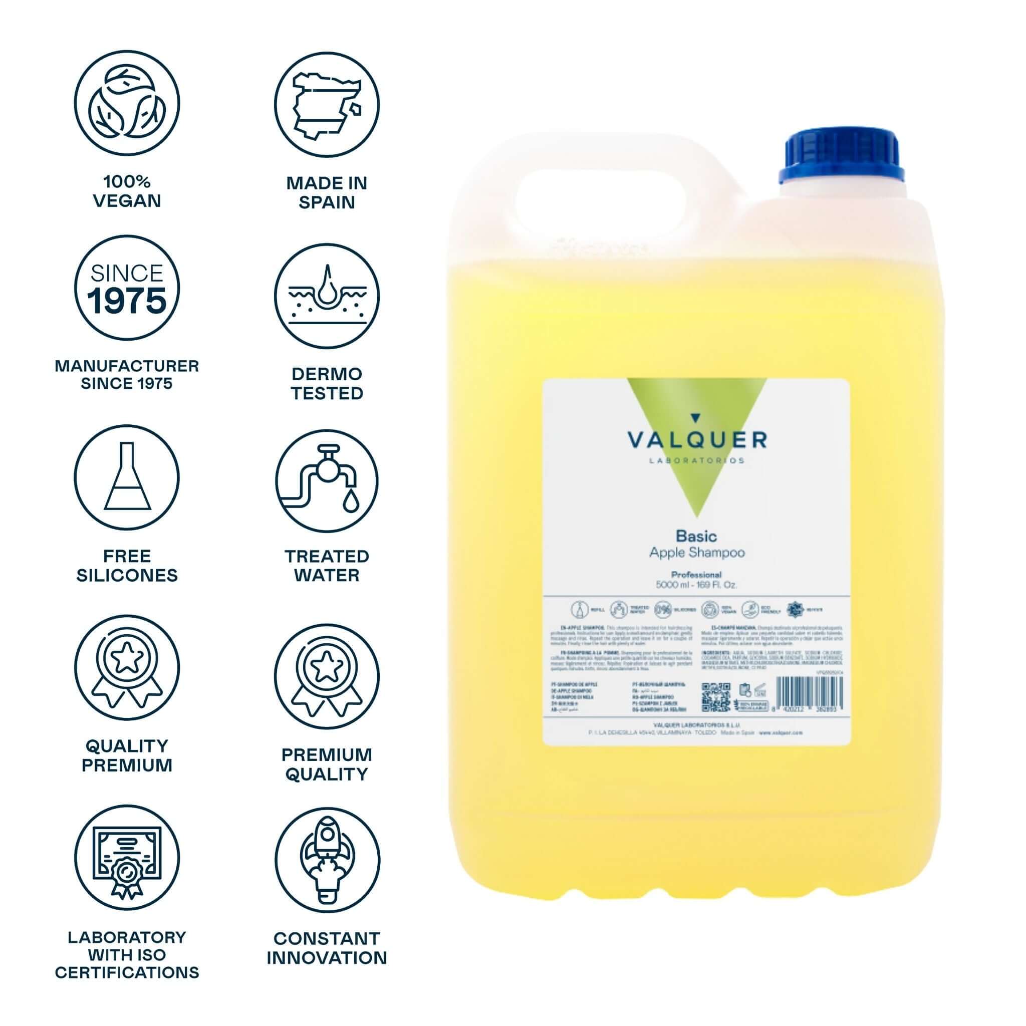 Champú manzana - 5000 ml - Montber Professional Brand